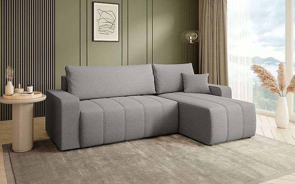 Beautysofa Ecksofa MORI, universelle Seite, mit günstig online kaufen