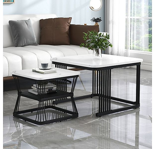 XDeer Beistelltisch 2er-Set Beistelltische,Couchtisch Kaffeetisch, 2 Tische günstig online kaufen