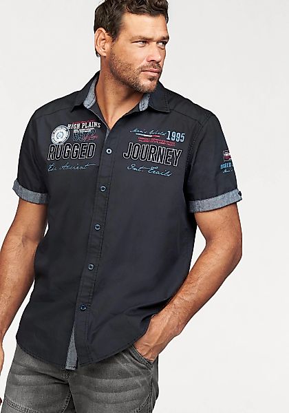 Man's World Kurzarmhemd mit Print und günstig online kaufen