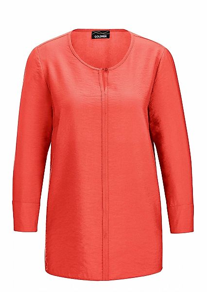 GOLDNER Schlupfbluse "Kurzgröße Elegante Schlupfbluse Damen aus Viskose mit günstig online kaufen