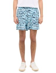 MUSTANG Shorts Style Oceanside Sommerhose bedruckt günstig online kaufen