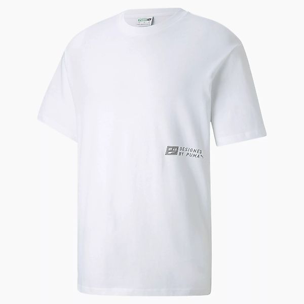 PUMA Graphic Herren-T-Shirt | Mit Aucun | Weiß | Größe: XS günstig online kaufen