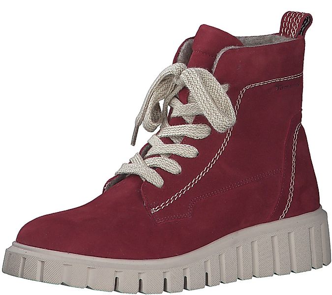 Tamaris Schnürboots, Keilabsatz, Schnürstiefelette mit zusätzlichem günstig online kaufen