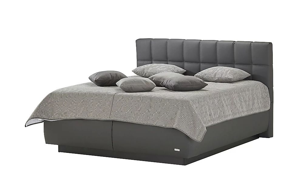 Wohnwert Polsterbett  Tauris - grau - 160 cm - Betten > Doppelbetten - Möbe günstig online kaufen