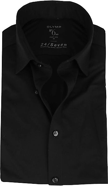 OLYMP  No'6 Hemd 24/Seven Schwarz - Größe 42 günstig online kaufen