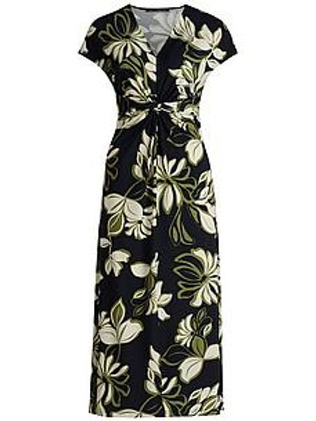 Jersey-Kleid V-Ausschnitt Betty Barclay blau günstig online kaufen