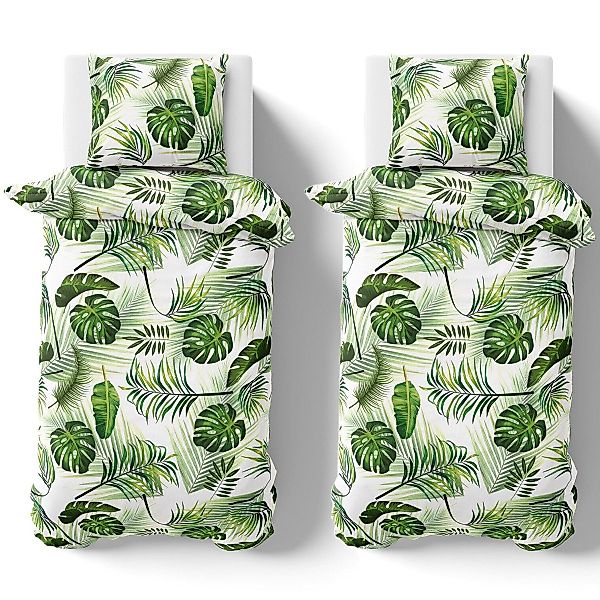 Visaggio Bettwäsche Tropical 135x200 155x220 Bettbezug günstig online kaufen