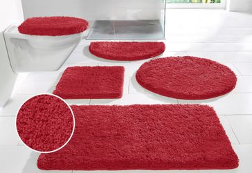 my home Badematte "Sanremo, Badvorleger, Badezimmer Teppich, sehr weich" Hö günstig online kaufen