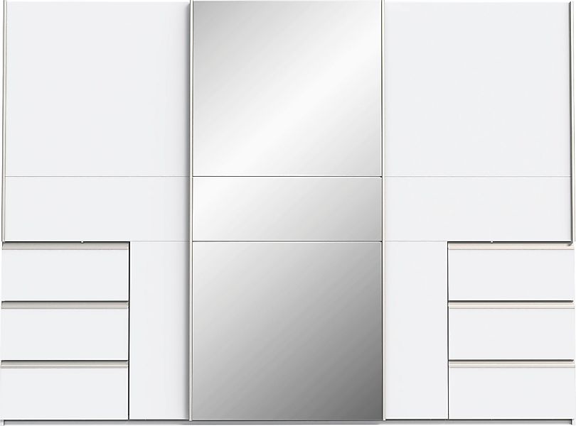 FORTE Schwebetürenschrank, mit 3 Schubladen günstig online kaufen