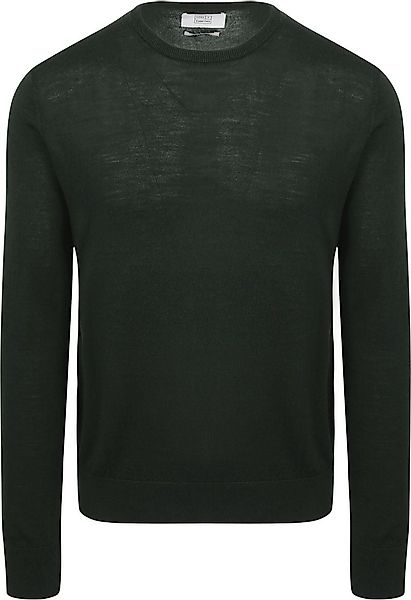 King Essentials The John Pullover Merino Dunkelgrün - Größe M günstig online kaufen