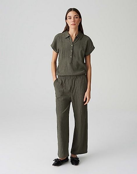 OPUS Jumpsuit MELTI POLO Relaxed in dynamischer Crash Optik Webware günstig online kaufen