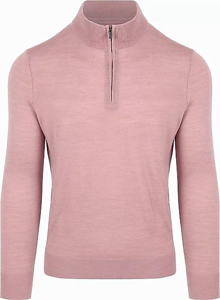 Suitable Merino Half Zip Pullover Rosa - Größe XL günstig online kaufen