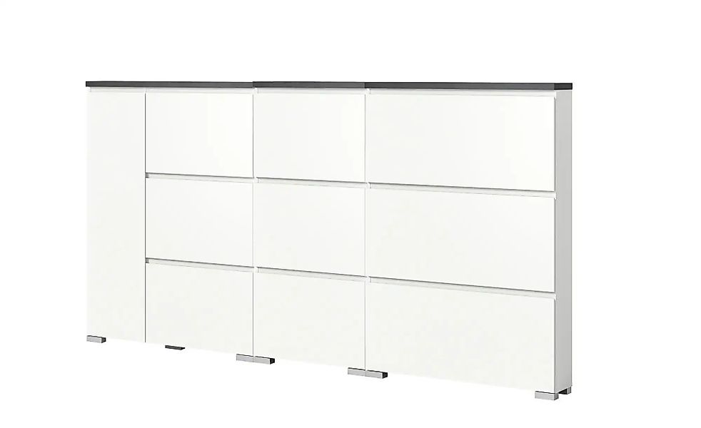 Schuhschrank-Set   ¦ weiß ¦ Maße (cm): B: 250 H: 133 Garderoben & Kleiderst günstig online kaufen