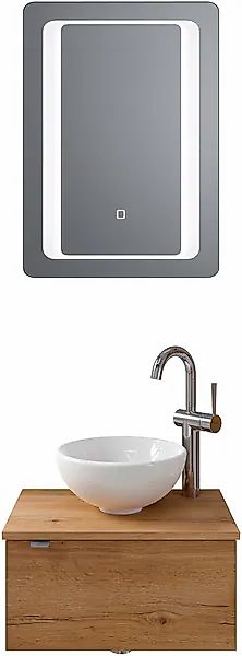 Saphir Badmöbel-Set "Serie 6915" 4 Stk. tlg. Gäste-Bad, 51 cm breit, mit LE günstig online kaufen