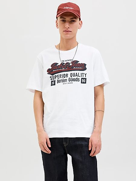 Jack & Jones Rundhalsshirt JJELOGO TEE SS O-NECK 2 COL AW25 SN günstig online kaufen