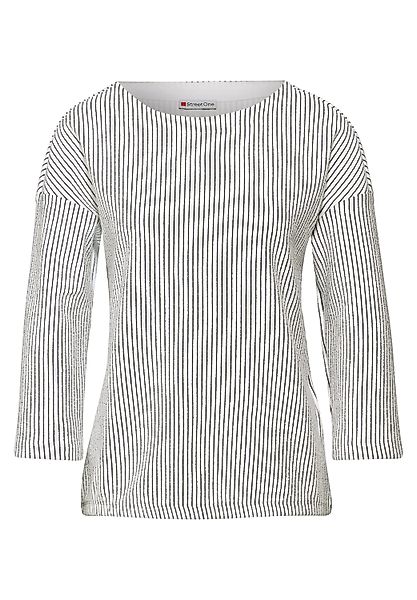 STREET ONE 3/4-Arm-Shirt Gestreiftes Shirt (1-tlg) günstig online kaufen