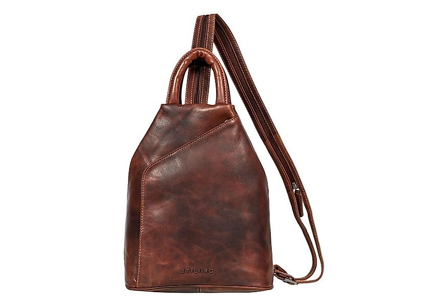 STILORD Cityrucksack "Minou" Leder Sling Bag Damen 2-in-1 günstig online kaufen