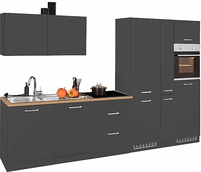 KOCHSTATION Küchenzeile "KS-Kehl", ohne E-Geräte, 330cm, für Kühl/Gefrierko günstig online kaufen