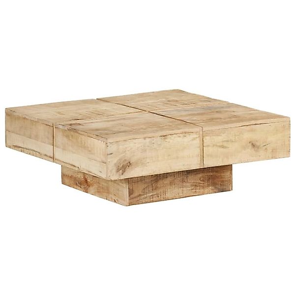 vidaXL Couchtisch 80x80x28 cm Massivholz Mango 323592 günstig online kaufen
