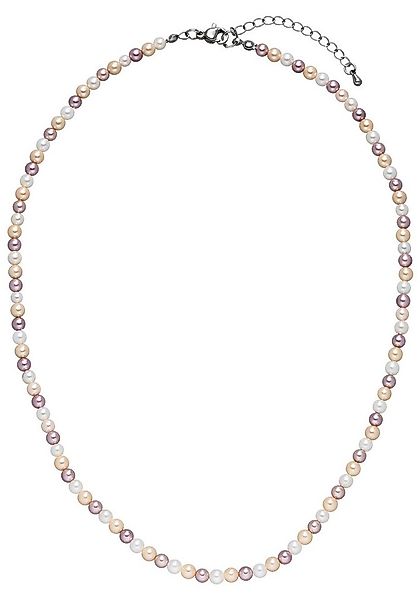 JOBO Kette ohne Anhänger Perlenkette mehrfarbig, Muschelkern Perlen 4 mm 50 günstig online kaufen