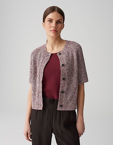OPUS Strickjacke DACKI Slim mit Mouliné günstig online kaufen