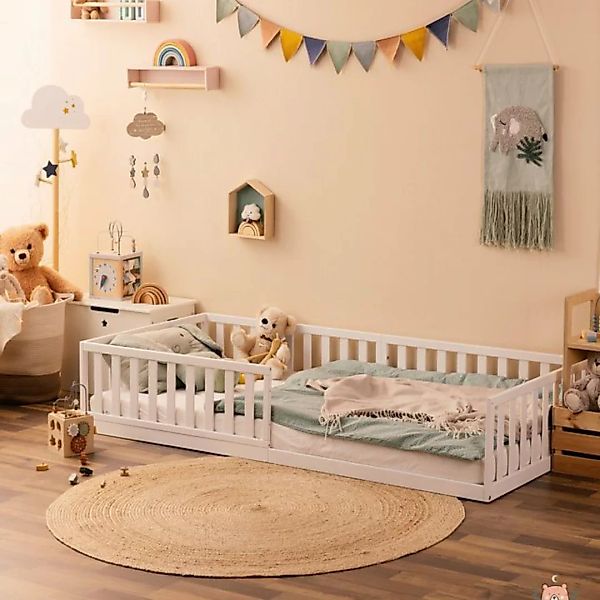 Alcube Kinderbett Bodenbett 90x200 und weitere Grössen (Bodenbett 80x160 mi günstig online kaufen