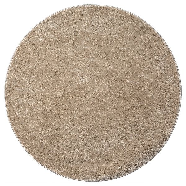 Vimoda Teppich Teppich Rund Wohnzimmer Kurzflor, günstig online kaufen