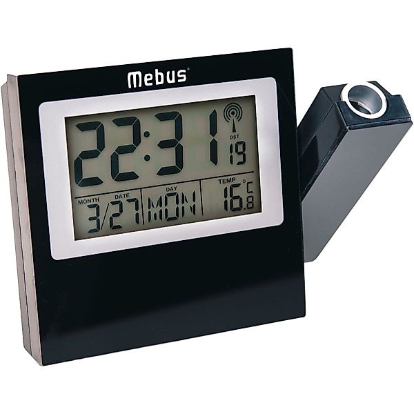 Mebus Wecker 42424 Projektions-Funkwecker günstig online kaufen