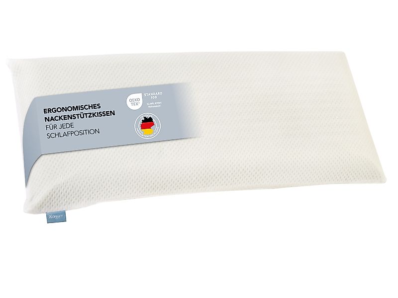 XDREAM Nackenstützkissen Memory Foam Kissen, Füllung: Viscoschaum mit Memor günstig online kaufen