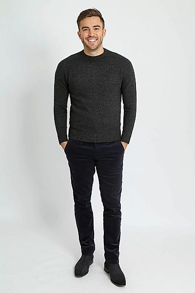 Suitable Lammwolle Pullover Rundhals Anthrazit - Größe XL günstig online kaufen