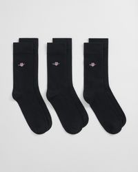 Gant Freizeitsocken SHIELD SOCKS 3-PACK (Packung, günstig online kaufen
