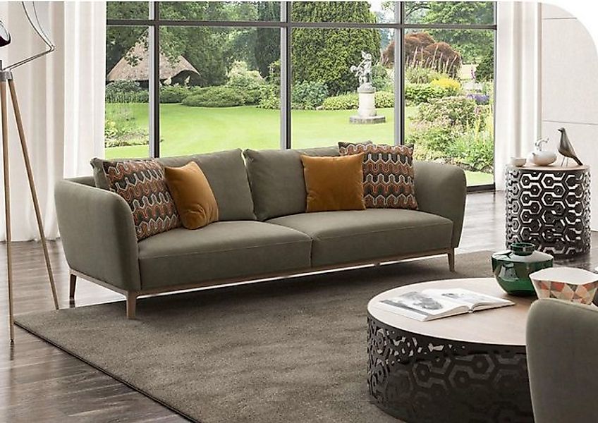 JVmoebel Sofa Olivengrüner Dreisitzer Moderne Wohnzimmercouch Sitzmöbel Cou günstig online kaufen