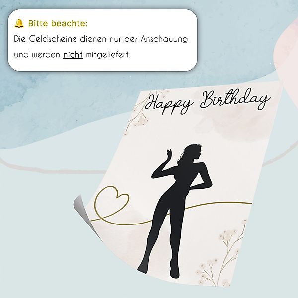 Tigerlino Poster Geldgeschenk Geburtstag Frauen Freundin günstig online kaufen