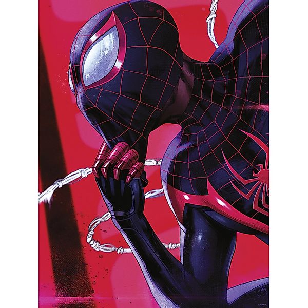 Komar Wandbild Marvel Spider-Man Pondering 30 cm x 40 cm Rot günstig online kaufen