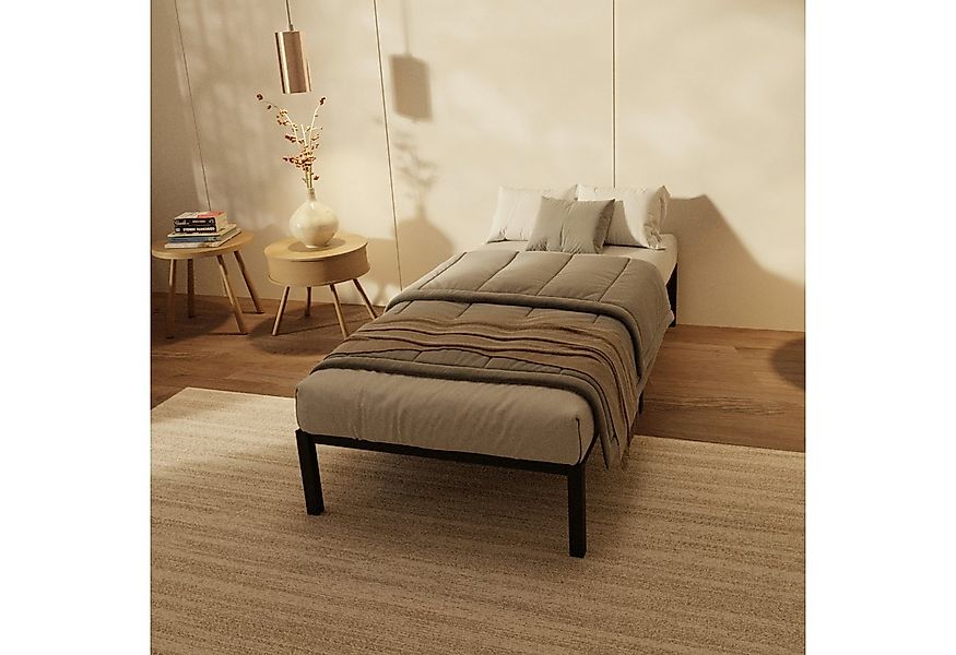 HAGO Bettgestell Premium Bett Metallbett Stahl Bettgestell Bettrahmen Indus günstig online kaufen