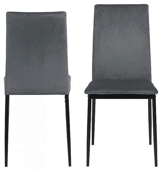 ACTONA GROUP Esszimmerstuhl "Demina" (Set) 4 Stk. in Samtvelours oder Kunst günstig online kaufen