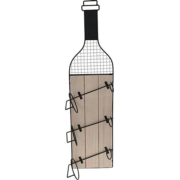 Koopman Flaschenregal Weinregal Weinschrank Metallregal 83 cm zum Aufhängen günstig online kaufen