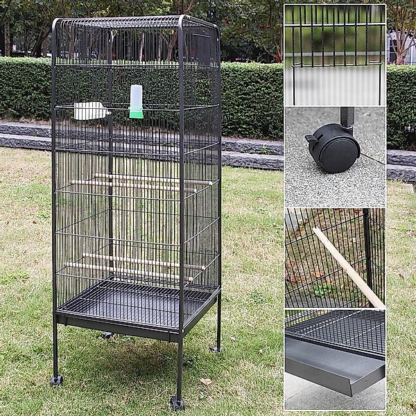Mucola Voliere Vogelvoliere Metall Vogelkäfig Vogelhaus günstig online kaufen
