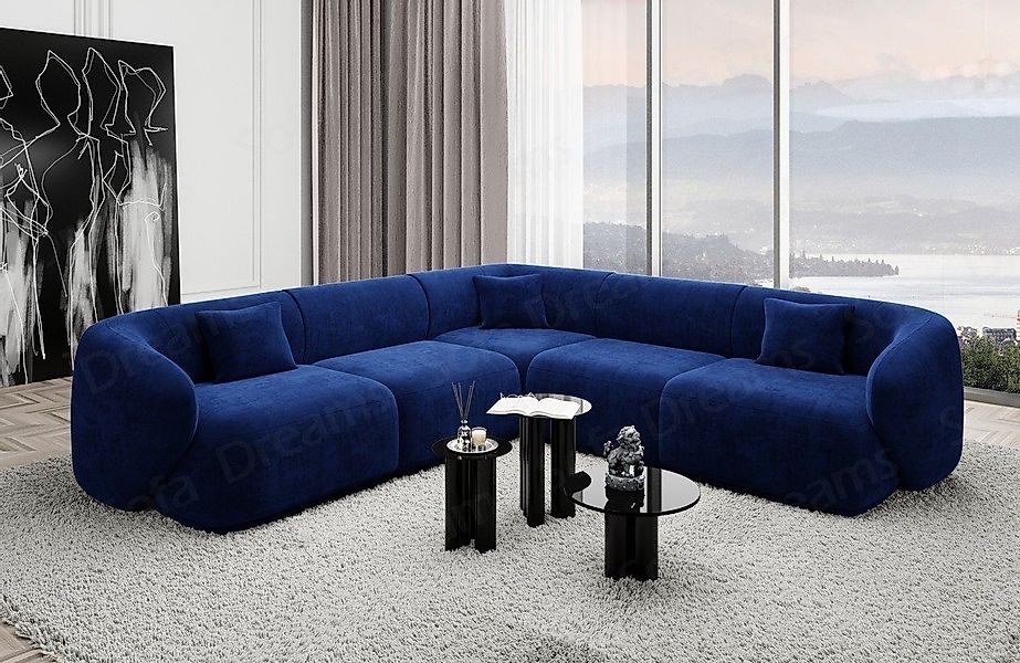 Sofa Dreams Ecksofa Polster Design Samtstoff günstig online kaufen