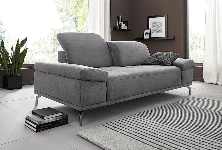 Home affaire 3-Sitzer "Caluna" mit Sitztiefen- und Kopfteilverstellung günstig online kaufen