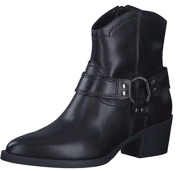 Tamaris 1-25705-43 003 Black Leather Stiefelette günstig online kaufen