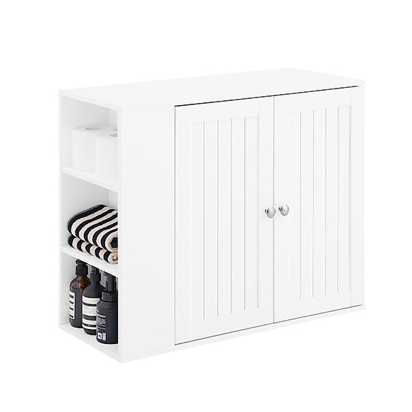SoBuy Hängeschrank Badschrank Wandschrank Küchenschrank Weiß BZR188-W günstig online kaufen