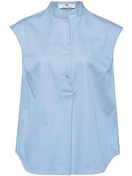 Ärmellose Bluse Peter Hahn blau günstig online kaufen