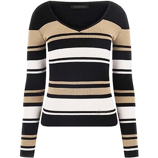 Guess  Kleider Evie Striped Vn Ls Swtr günstig online kaufen