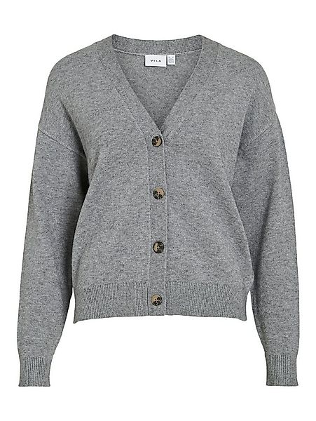 Vila Cardigan Gemütliches Strickdesign mit Knopfleiste VIRIL V-NECK KNIT CA günstig online kaufen
