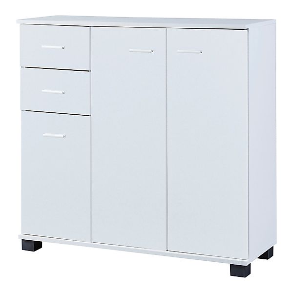 en.casa Sideboard, »Crimla« 76x80x28cm Weiß günstig online kaufen