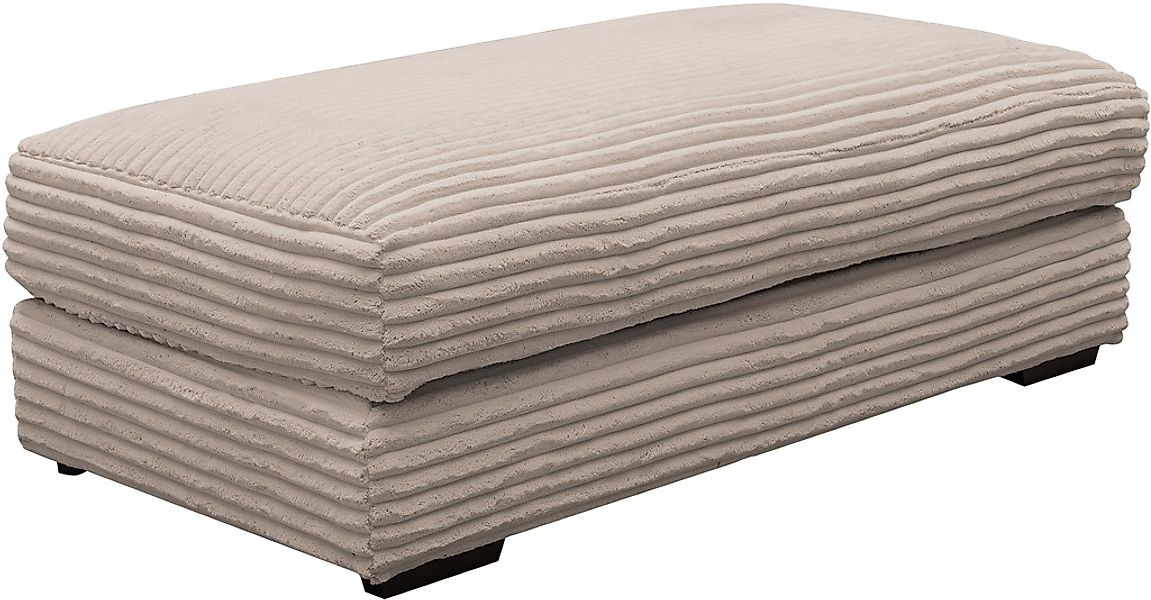 WERK2 Hocker "Eden", Design Hocker in Cord mit besonders weichem Sitzkomfor günstig online kaufen