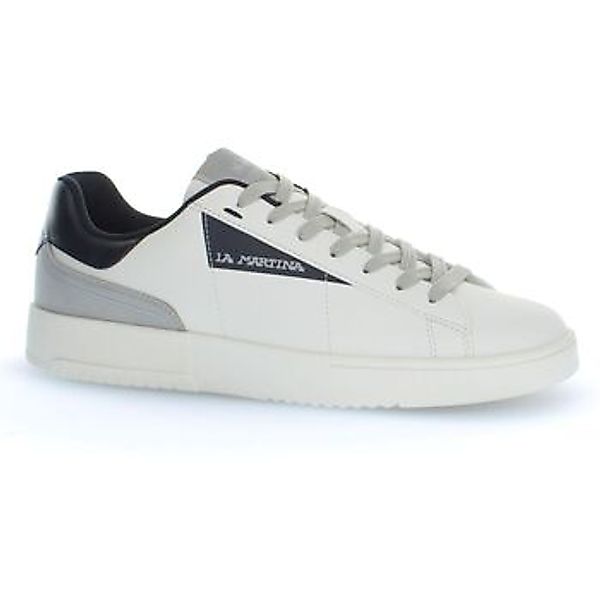 La Martina  Sneaker 001.A00.A2 CALF-BIANCO/BLUE günstig online kaufen
