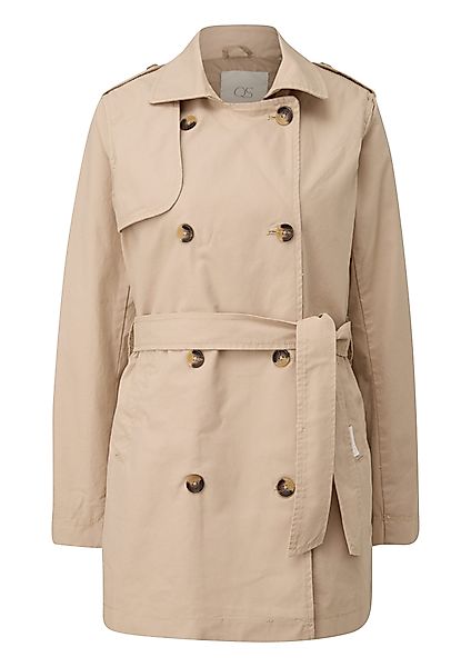 QS Outdoorjacke im Trenchcoat-Stil und mit günstig online kaufen