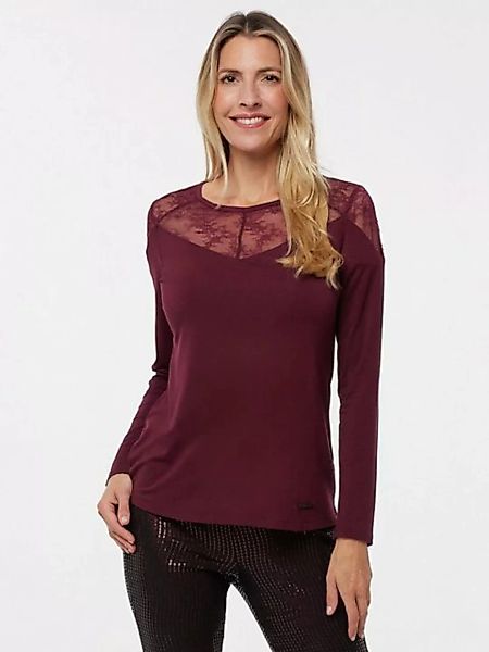 Sarah Kern 2-in-1-Shirt Langarmbluse figurbetont (Packung, 2er-Pack) mit Sp günstig online kaufen